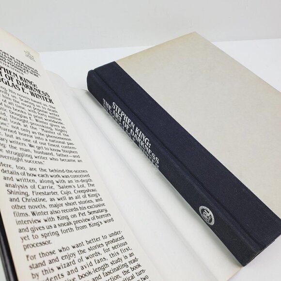 Stephen King Art of Darkness Book by Douglas Winter VTG 1984 First Printing NAL - Picture 3 of 13